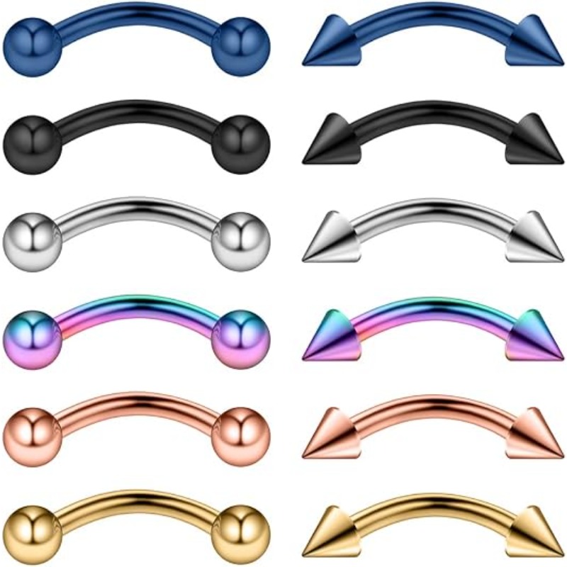12 pièces, 16G, anneaux de pie - Body Jewelry Surgical Steel avis et prix