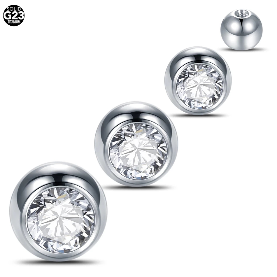 Boules de cristal filetées ext - Body Jewelry Replacement Ball avis et prix